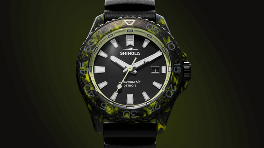 Shinola Forged Carbon Monster Watch