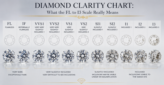 Diamond Clarity Chart: What the FL to I3 Scale Really Means