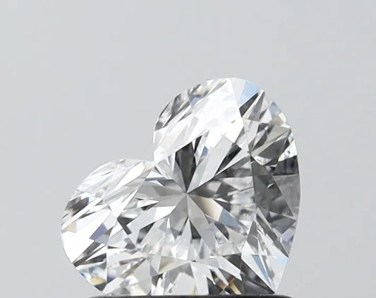 1.00ct Heart Lab Grown Diamond (Colour D, Clarity VVS2, IGI Certified)