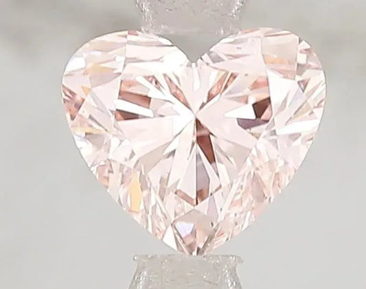 1.00ct Heart Lab Grown Diamond (Colour Fancy Intense Pink, Clarity VS2, IGI Certified)