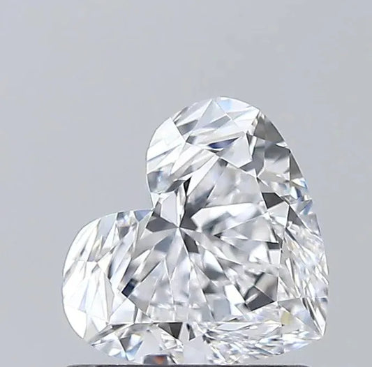 1.00ct Heart Natural Diamond (Colour D, Clarity FL, GIA Certified)