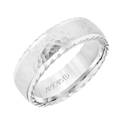 Low Dome Round Edge Carved Wedding Band 11-WV8727P7-L.00