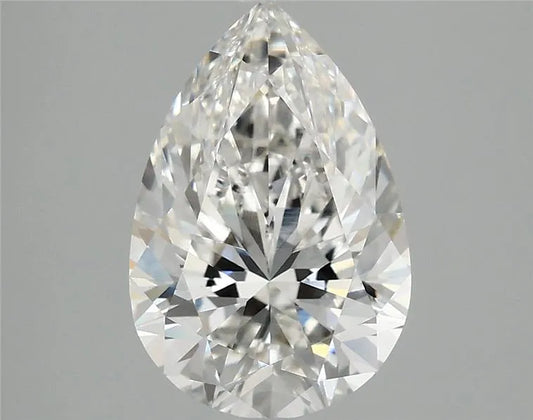 2.84ct Pear Lab Grown Diamond (Colour G, Clarity VS2, IGI Certified)