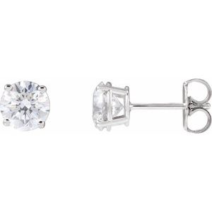 Platinum 1 1/2 CTW Natural Diamond Stud Earrings 1874:70094:P