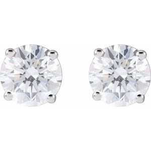 Platinum 1 1/2 CTW Natural Diamond Stud Earrings 1874:70094:P