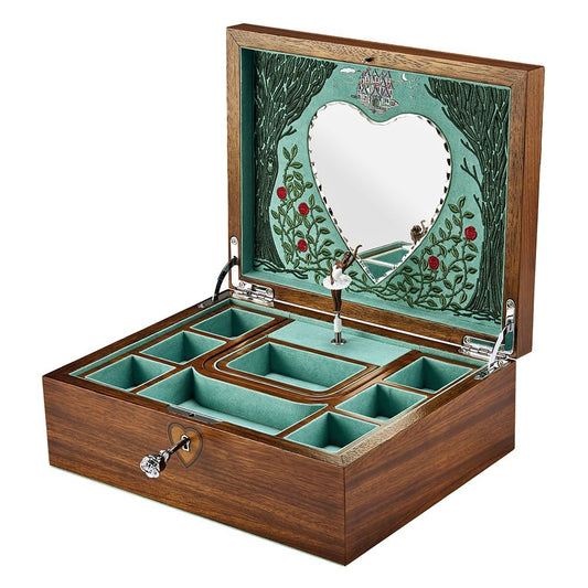 Ballet Musical Jewellery Box – Sleeping Beauty Walnut Wood 190116