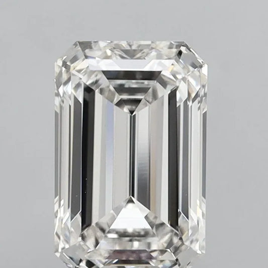 2.00ct Emerald Lab Grown Diamond (Colour G, Clarity VVS2, IGI Certified)
