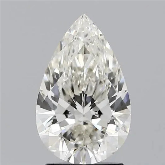 2.13ct Pear Lab Grown Diamond (Colour H, Clarity VVS2, IGI Certified)