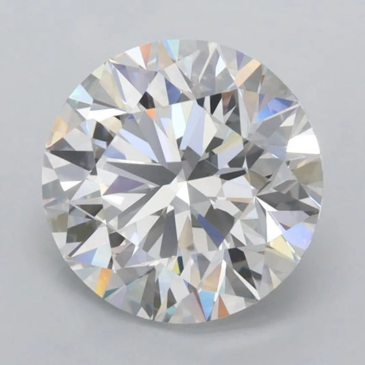 2.94ct Round Lab Grown Diamond (Colour D, Clarity FL, Cut ID, IGI Certified)