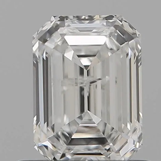 0.70ct Emerald Natural Diamond (Colour F, Clarity SI2, Cut VG, IGI Certified)