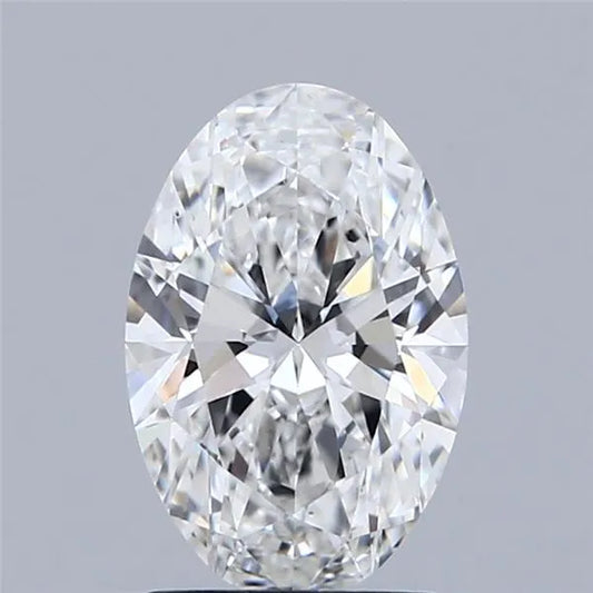 1.50ct Oval Lab Grown Diamond (Colour E, Clarity VS2, IGI Certified)