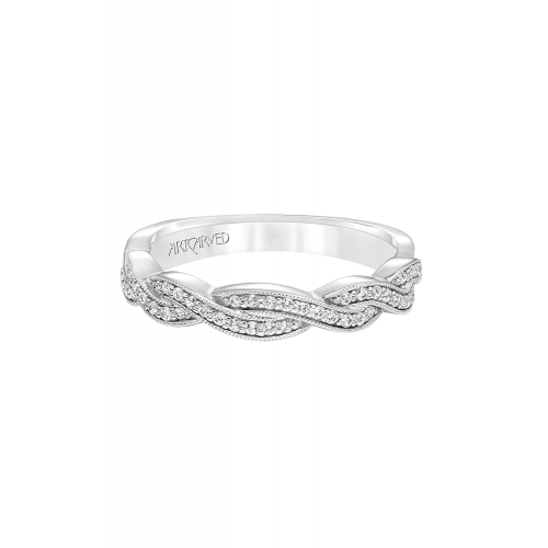 Art Carved Wedding Band 31-V651W-L
