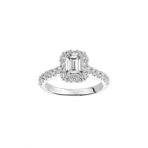 Artcarved Genesis Engagement ring Wht Gold-A Engagement Ring 31-V439EEW-E
