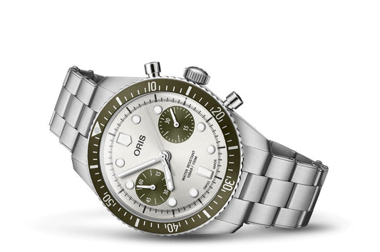 Oris Divers Sixty‑Five Chronograph Watch 01 771 7791 4051-07 8 20 18
