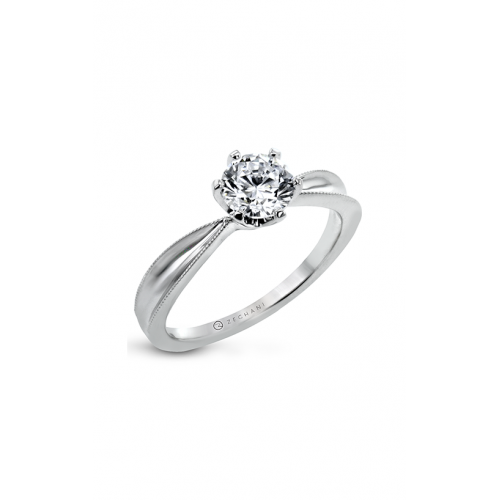 Zeghani Solitaire Engagement Rin Zr2135
