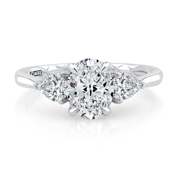 Three Stone Engagement Tiffany Pear Cut Engagement Ring Engagement