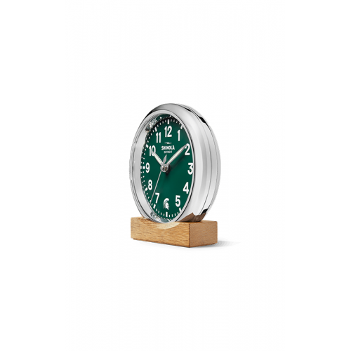 Shinola The Runwell 6-Inch Desk Clock with Spartan Green Dial - S2620197480