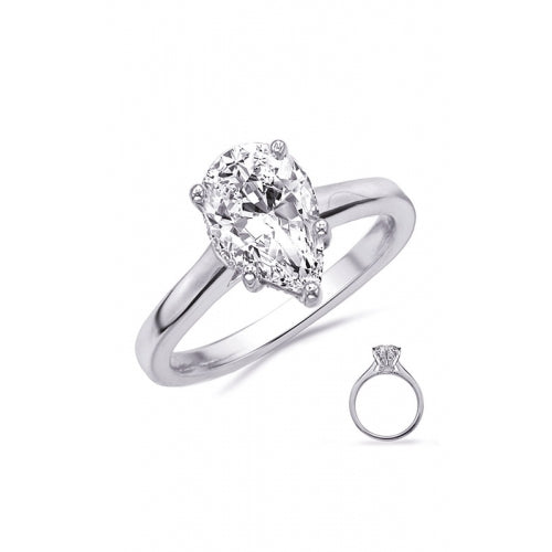 S Kashi & Sons Halo - Hidden Engagement Ring EN8352-10X7PSWG
