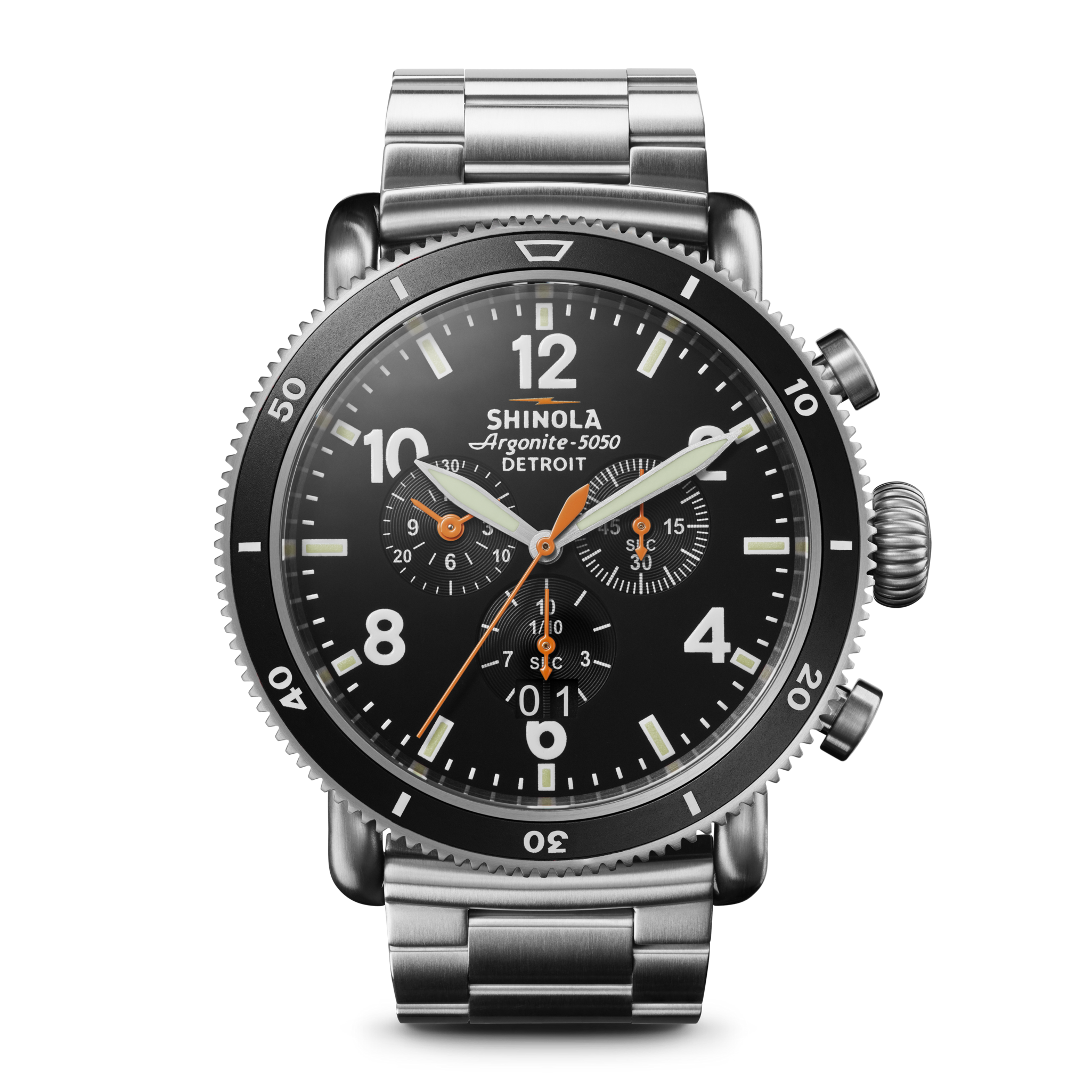 Shinola Runwell Black Blizzard Watch S0110000118-1-Blk-48-USA