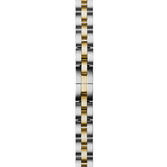 8mm Two-Tone 3-Link Bracelet S1120188718-1-PoSSPoPG-8\8-CHN