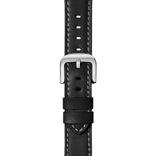 24MM BLACK LEATHER WATCH STRAP S1120298584-1-Blk-24\22-USA