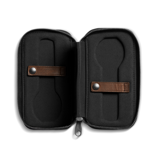 Shinola Leather Travel Watch Case S0320286878-1-MedBrn-OS-USA