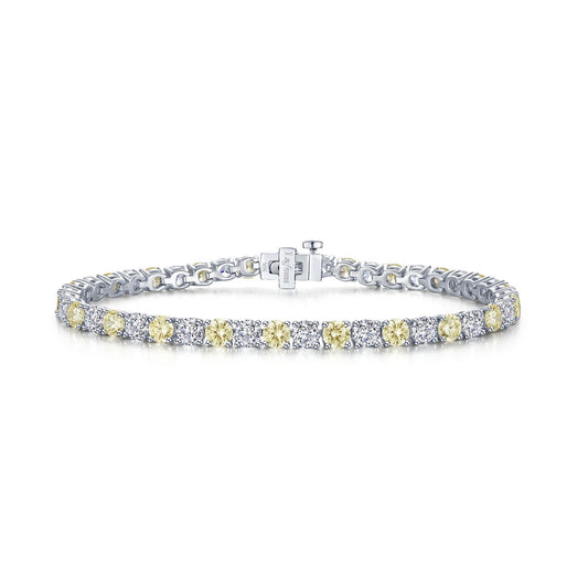 11.0 CTW Statement Alternating Tennis Bracelet B0176CAP72