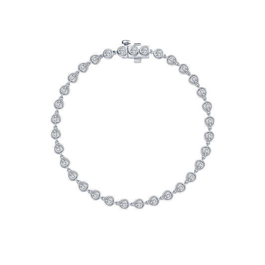 Bezel Strand Bracelet B0211CLP68