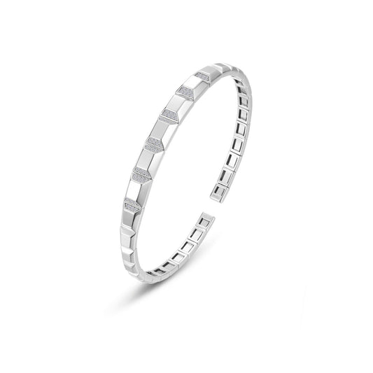 Pyramid Facet Bangle