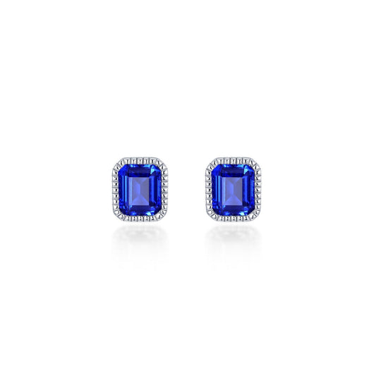 September Birthstone Solitaire Stud Earrings BE008SAP00