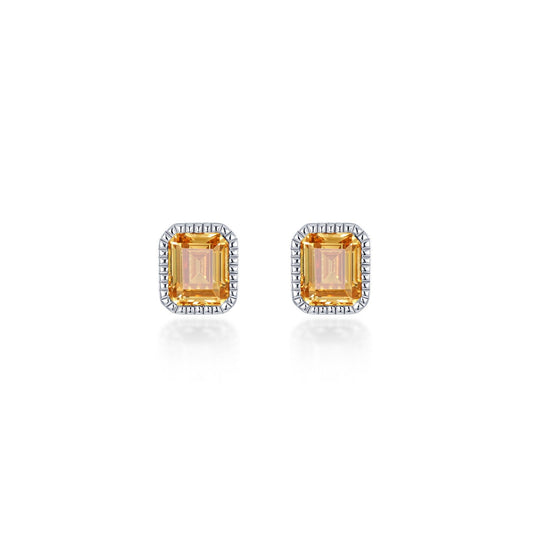 November Birthstone Solitaire Stud Earrings BE008YTP00