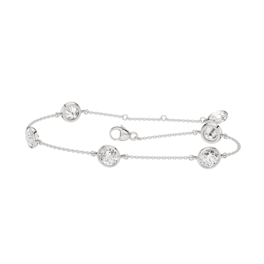 Station Bezel-set Bracelet(Round) BF10996-4W