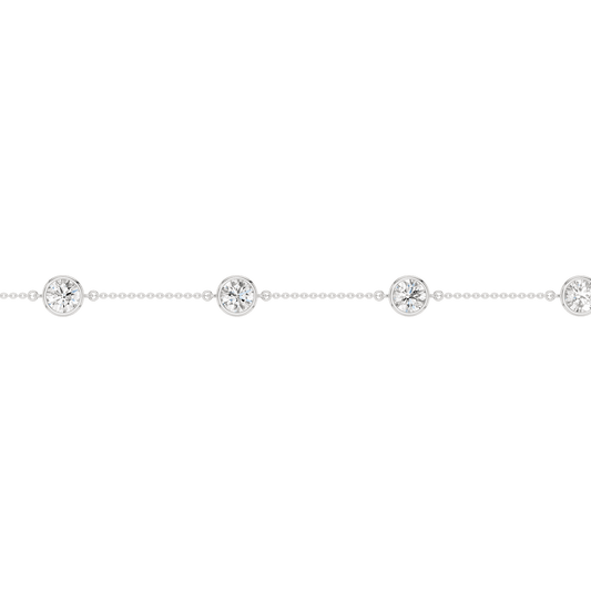 Station Bezel-set Bracelet(Round) BF10996-4W