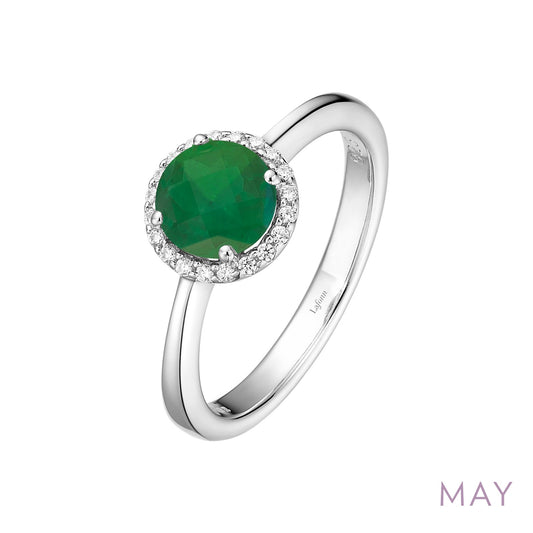Lafonn Birthstone Emerald May Ring BR001EMP10