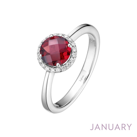 Lafonn Birthstone Garnet January Ring BR001GNP09