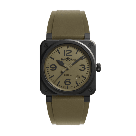 BR-03 Military Ceramic 41 MM BR03A-MIL-CE/SRB