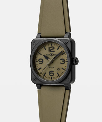 BR-03 Military Ceramic 41 MM BR03A-MIL-CE/SRB
