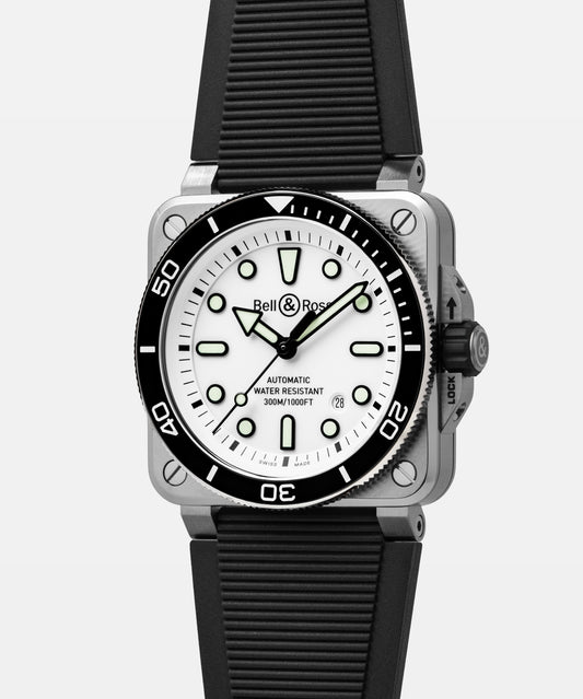 BR-03 Diver White Steel 42 mm BR03A-D-WH-ST/SRB