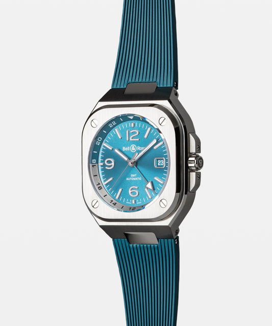 BR-05 GMT Sky Blue 41 mm BR05G-PB-ST/SRB
