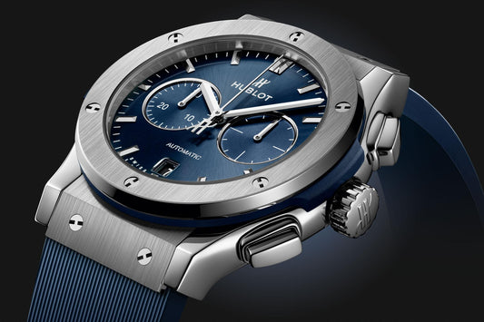 Hublot Classic Fusion Chronograph Titanium Blue Watch 42mm β 541.NX.7170.RX