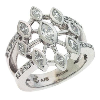 ELIE AZZI 1.06 ctw. RIGHT HAND RING D3616WG