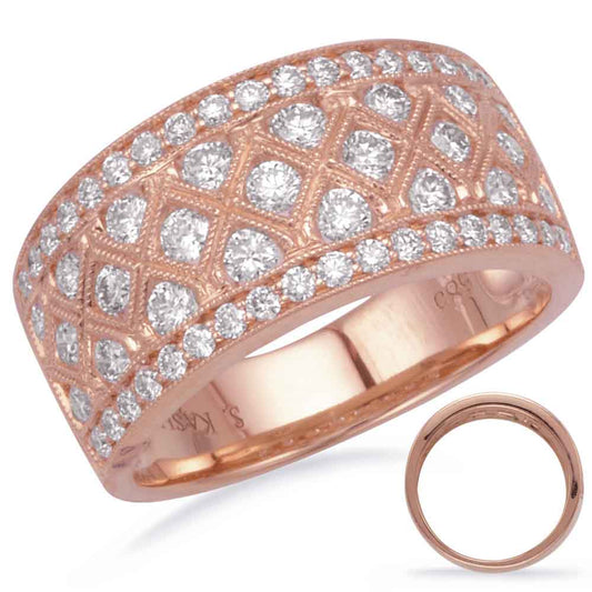 ELIE AZZI 1.00 ctw. ROSE GOLD DIAMOND BAND D4347RG