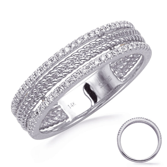 ELIE AZZI 0.23 ctw. WHITE GOLD DIAMOND RING D4827WG