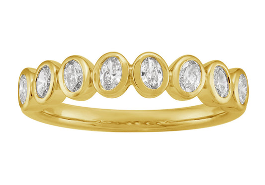 ELIE AZZI 0.43 ctw. YELLOW GOLD DIAMOND RING D4995YG