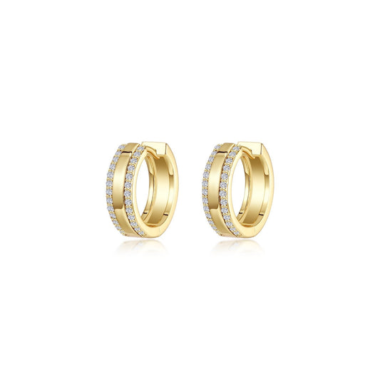 High-Polished Circle Hoops E0595CLG00