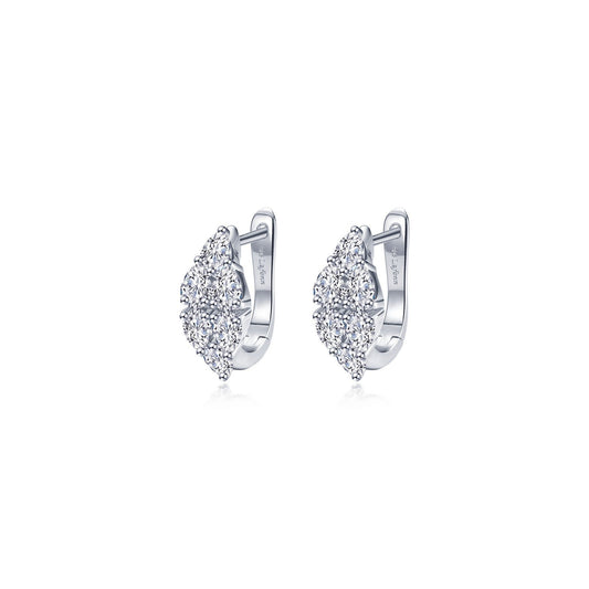 Cluster Huggie Hoop Earrings E0598CLP00