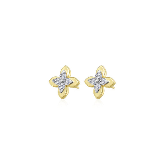 Magnolia Blossom Stud Earrings