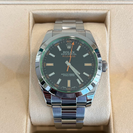 Rolex Milgauss Black Dial | Ref. 116400GV | 2019 | Complete Set