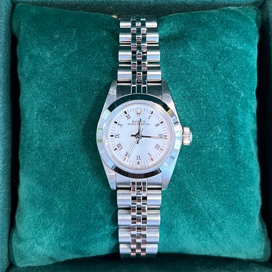 Rolex Oyster Perpetual Lady-Datejust 26 White Dial | Oystersteel | Ref. 67180 | Complete Set