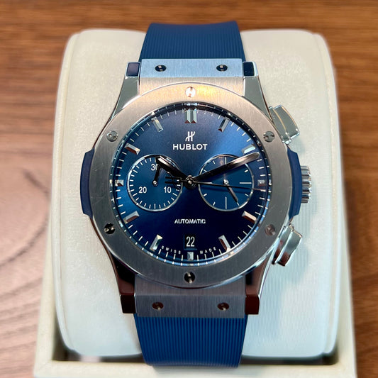 Hublot Classic Fusion Chronograph 42mm Blue Titanium | Ref. 541.NX.7170.RX